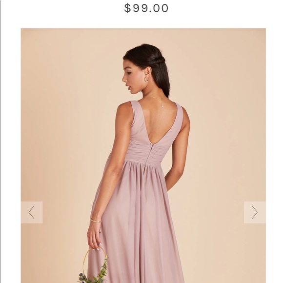 Birdy Grey Lianna Bridesmaids Dress - Mauve - Picture 4 of 12